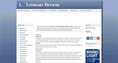 Desktop Screenshot of literary-devices.com